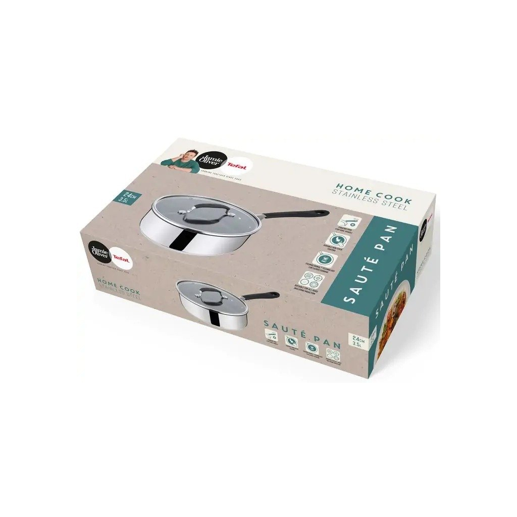 Сотейник Tefal Jamie Oliver Home Cook 24 см (E3033275) - зображення 5