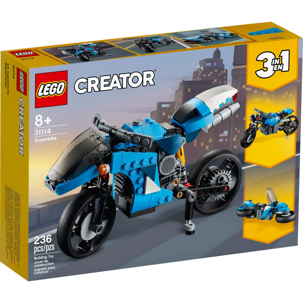 Конструктор LEGO Creator Супермотоцикл 236 деталей (31114) - зображення 1
