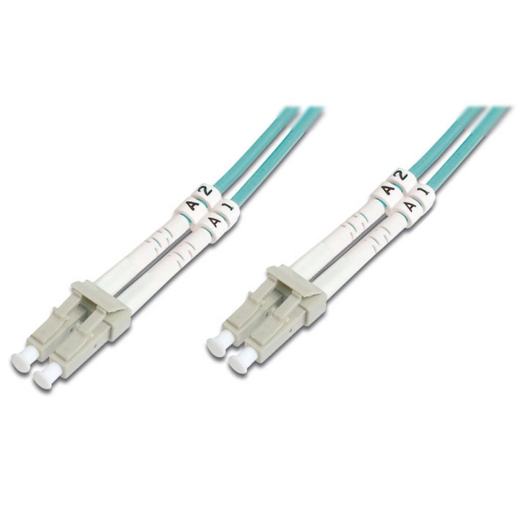 Оптичний патчкорд Digitus LC/UPC-LC/UPC, 50/125, OM3 (Multimode), Duplex, 2m (DK-2533-02/3) - зображення 1