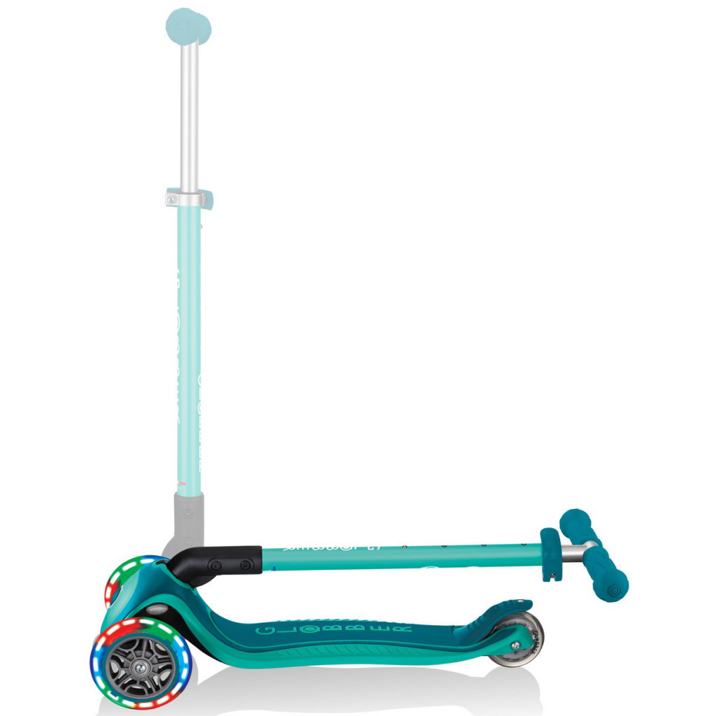 Самокат Globber Primo Foldable Plus Lights зелений (439-107) - зображення 9