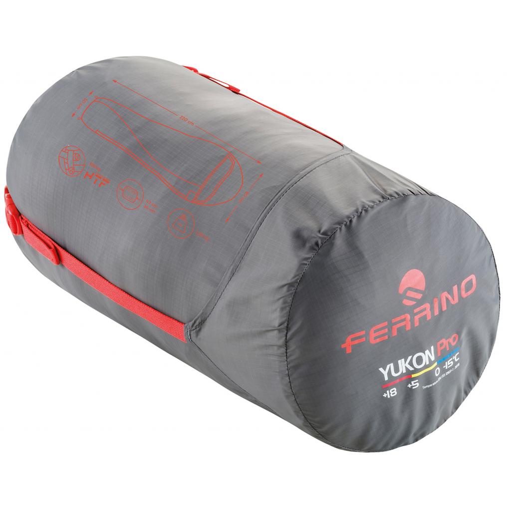 Спальний мішок Ferrino Yukon Pro Lady 0C Scarlet Red/Grey Left (928108) - зображення 3