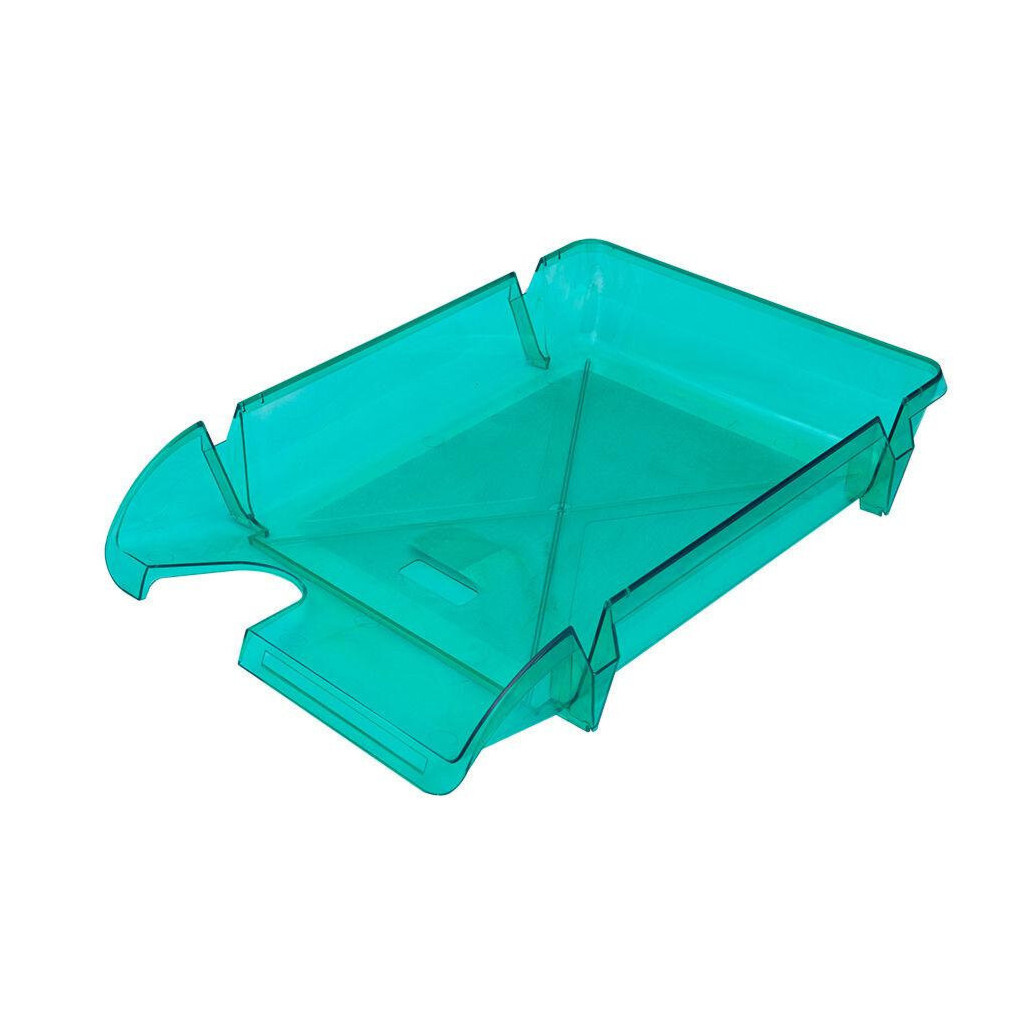 Лоток для паперів Economix горизонтальний Компакт пластик, салатовий (E80607) - зображення 1