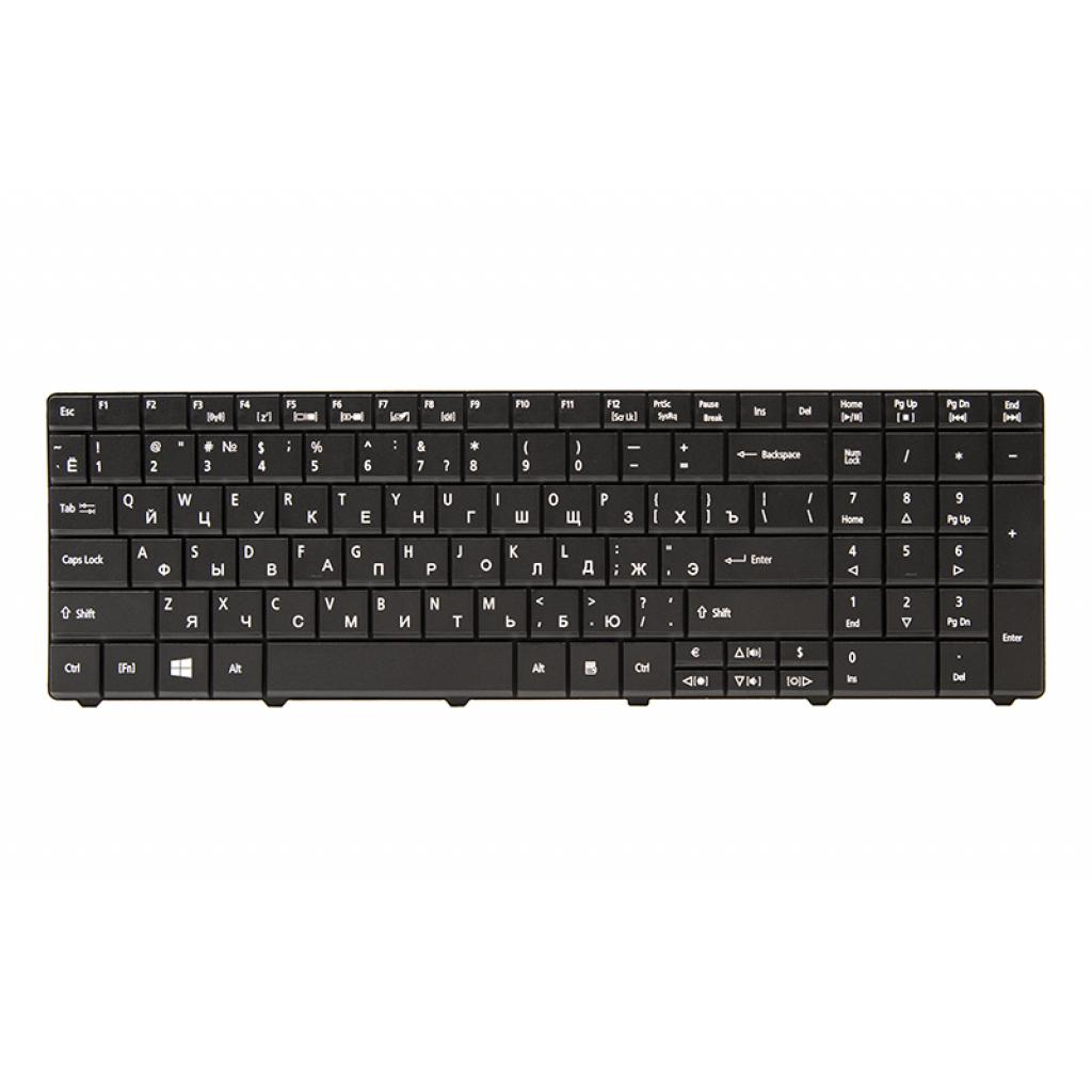 Клавіатура ноутбука Acer Aspire E1-521/TravelMate 5335 чорна, чорна рамка (KB310715) - изображение 1