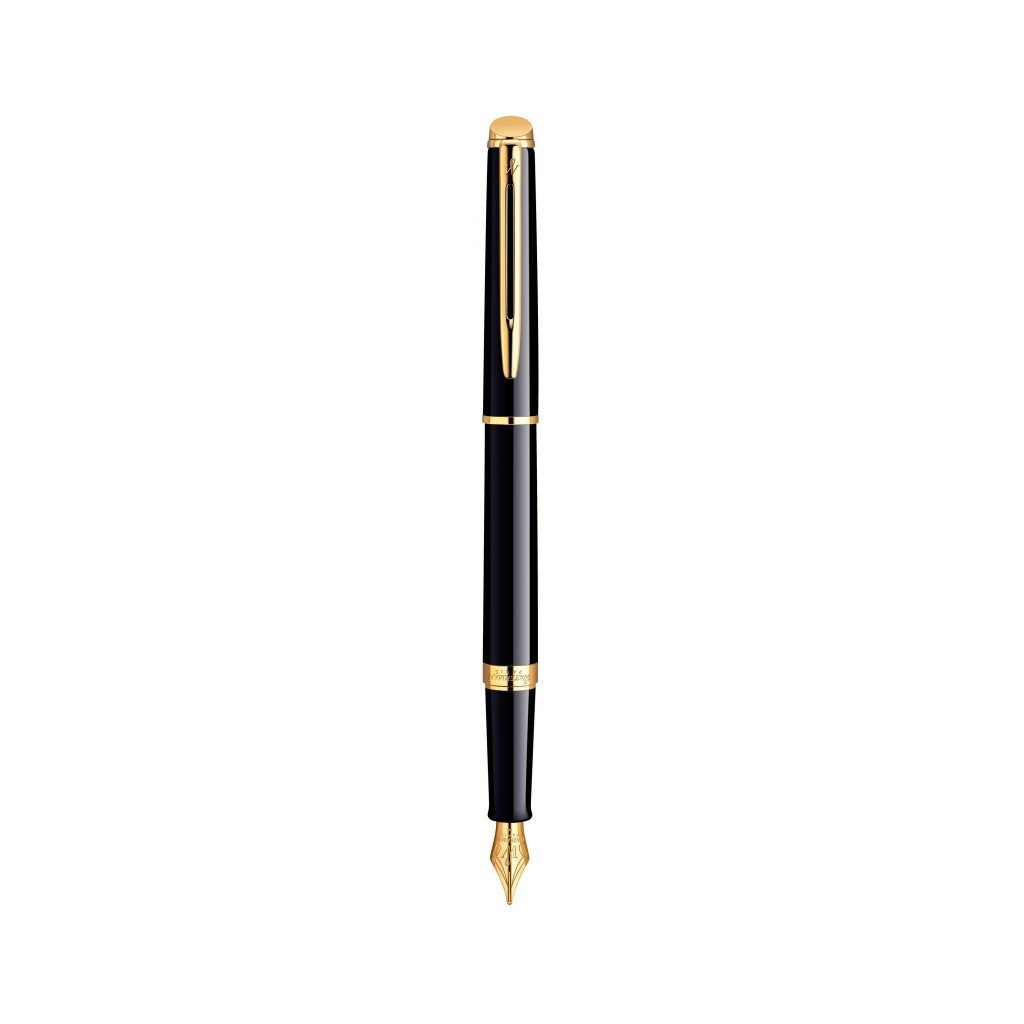 Ручка пір'яна Waterman HEMISPHERE Black  FP F (12 053) - зображення 1