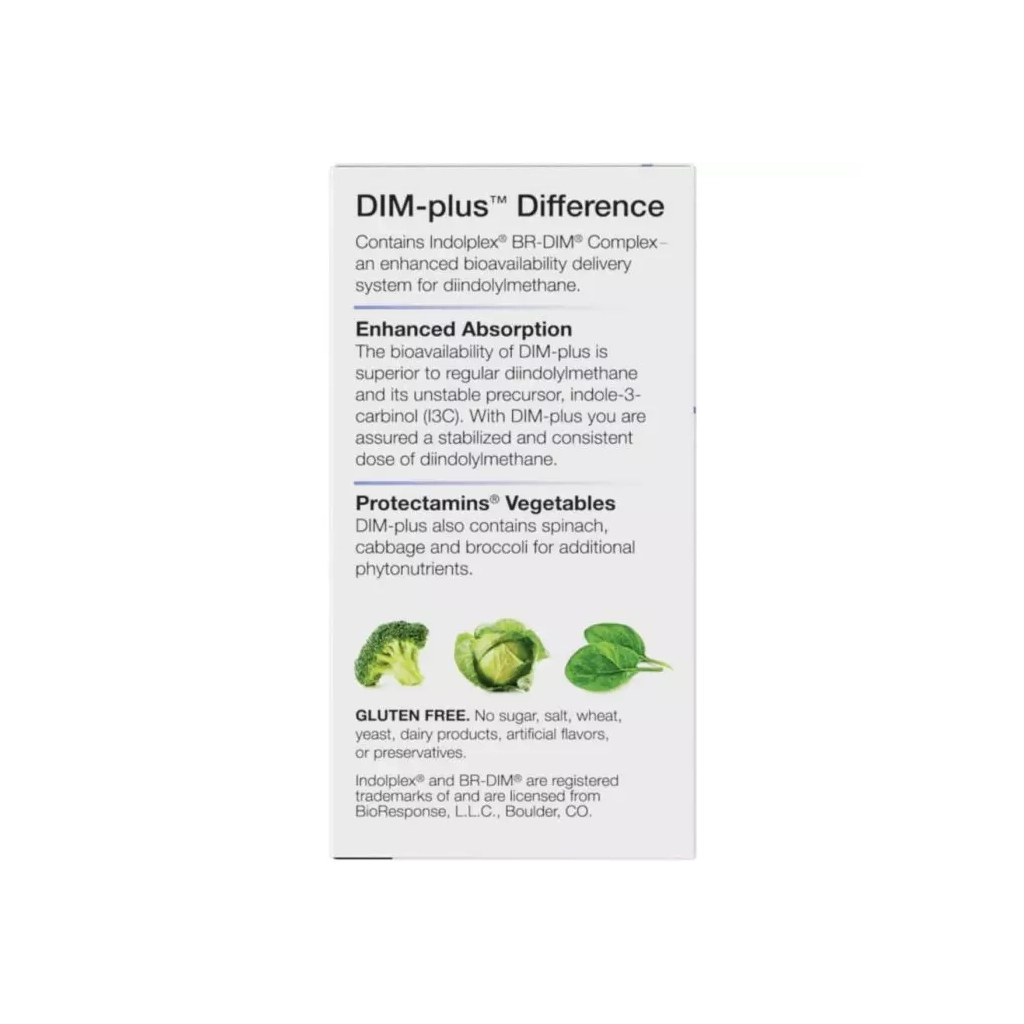 Вітамінно-мінеральний комплекс Nature's Way Метаболізм естрогенів, DIM-plus, Estrogen Metabolism, 60 вегетаріанс (NWY-14810) - зображення 3
