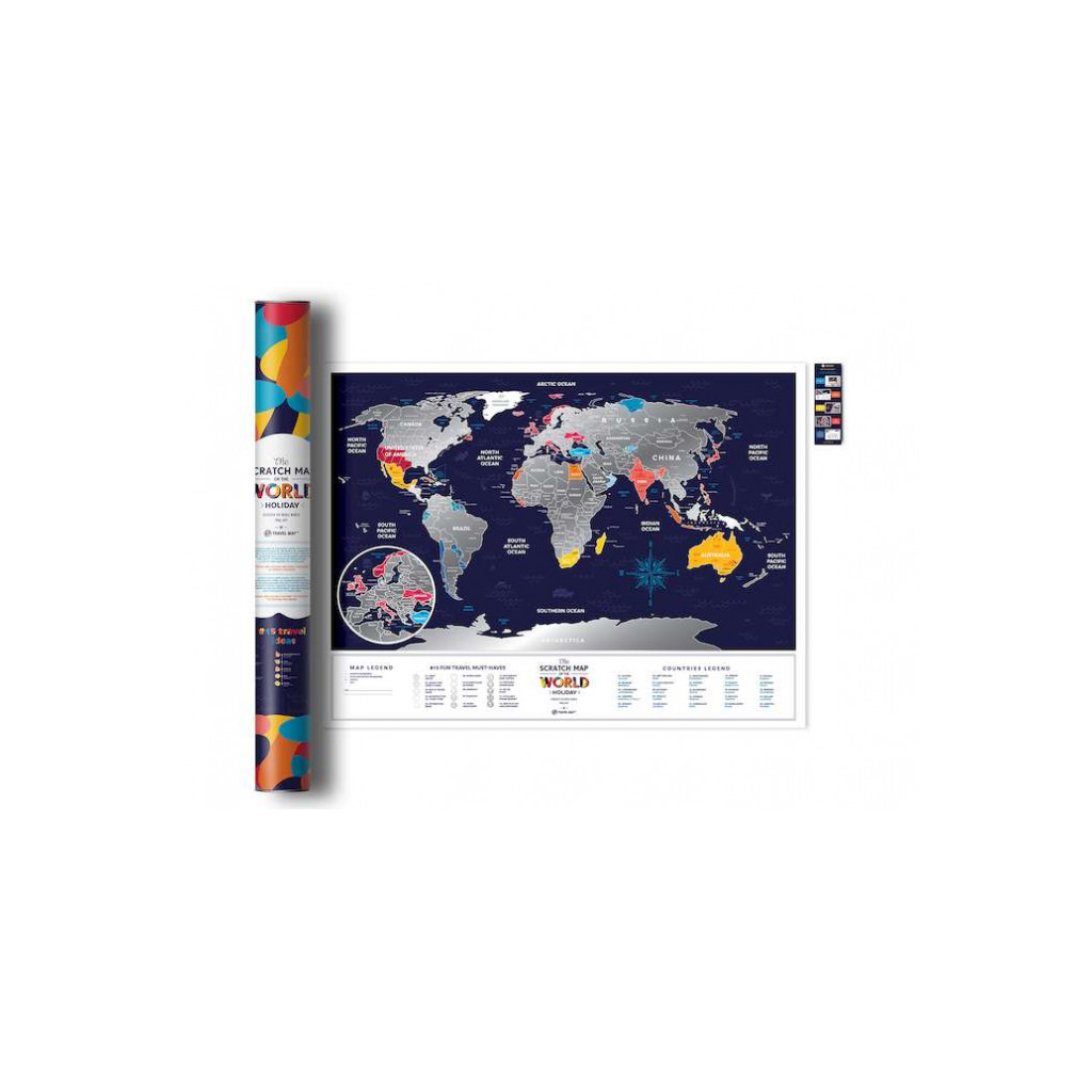 Скретч карта 1DEA.me Travel Map Holiday World (13022) - изображение 4
