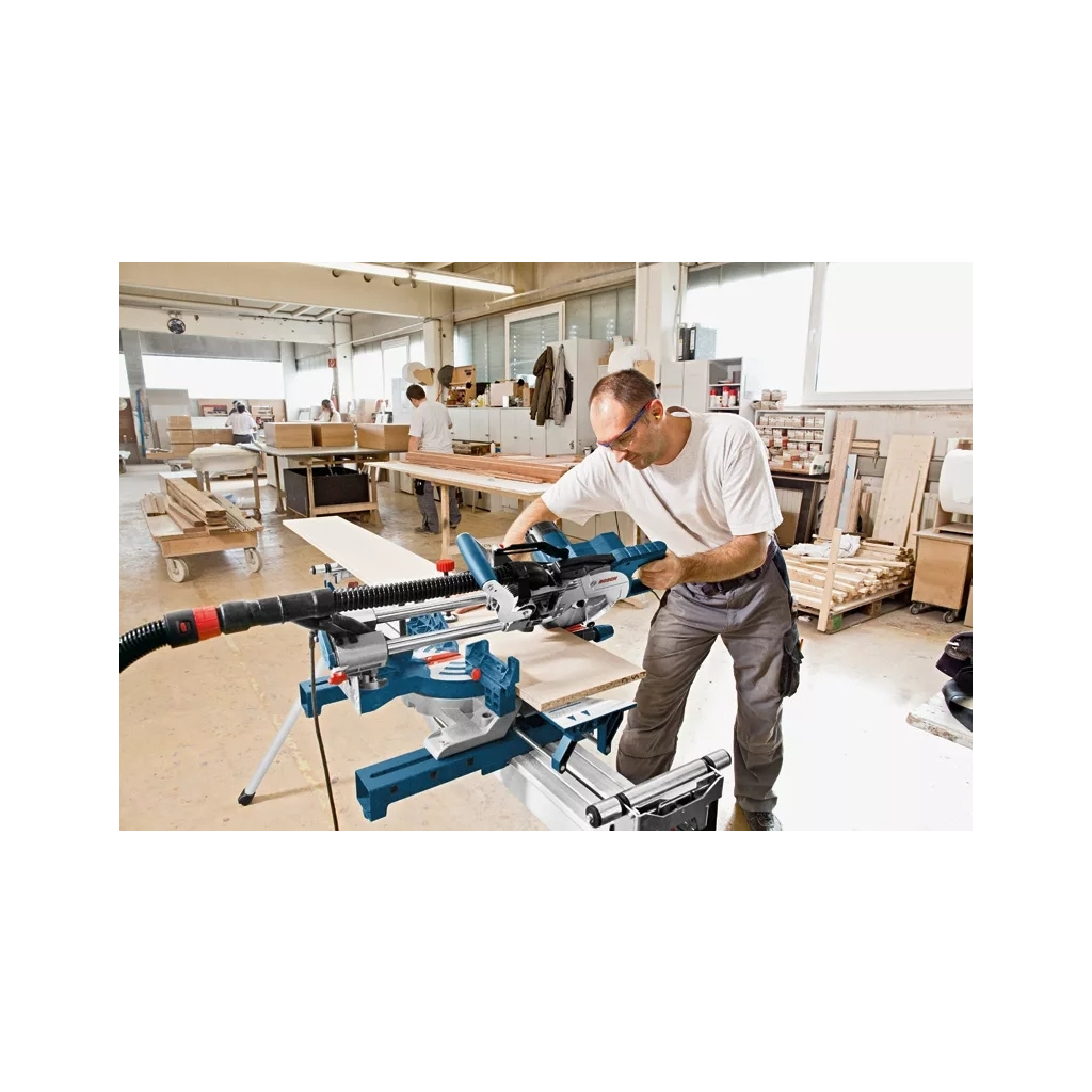 Торцювальна пила Bosch Professional GCM 8 SJL, 1600Вт, диск 216мм (0.601.B19.100) - зображення 6