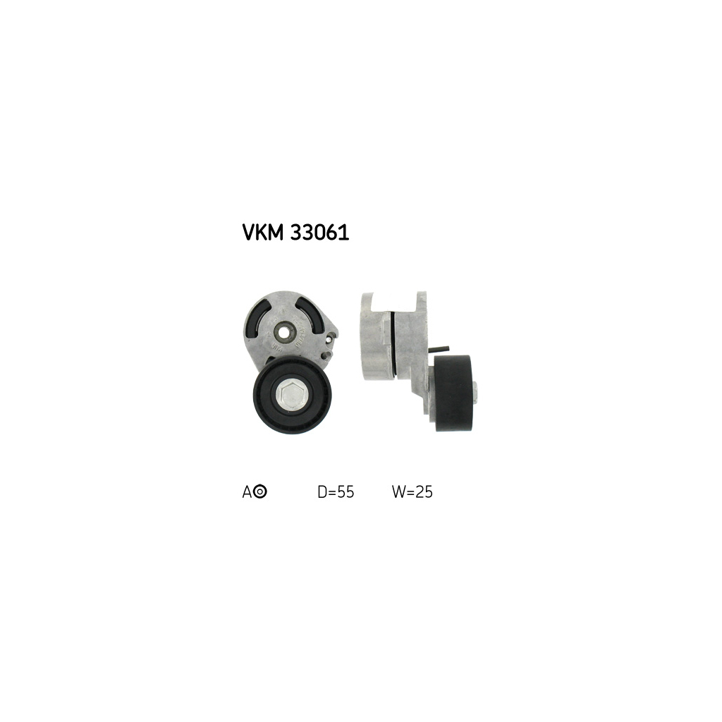 Натягувач ременя з роликом SKF VKM 33061 - зображення 1