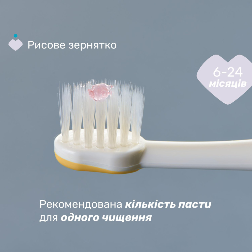 Дитяча зубна щітка Chicco для перших зубів, 6-36 міс., 2 шт. (8058664174713) (12082.11) - зображення 4