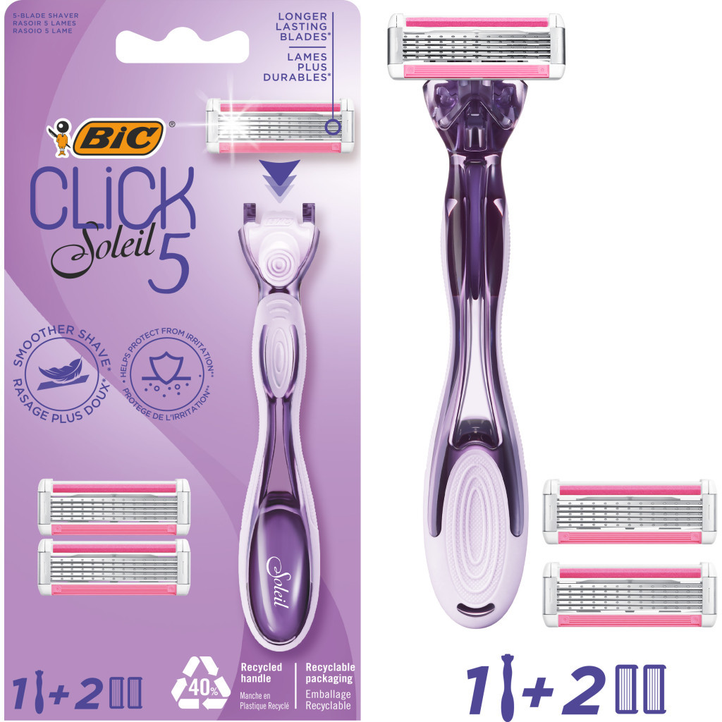 Бритва Bic Click Soleil 5 з 2 змінними картриджами (3086123680227) - зображення 5
