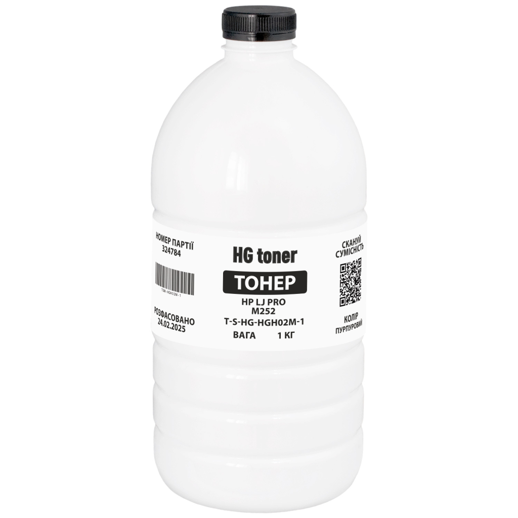 Тонер HP CLJ Pro M252 1кг, black HG (TSM-HGH02K-1) - зображення 1