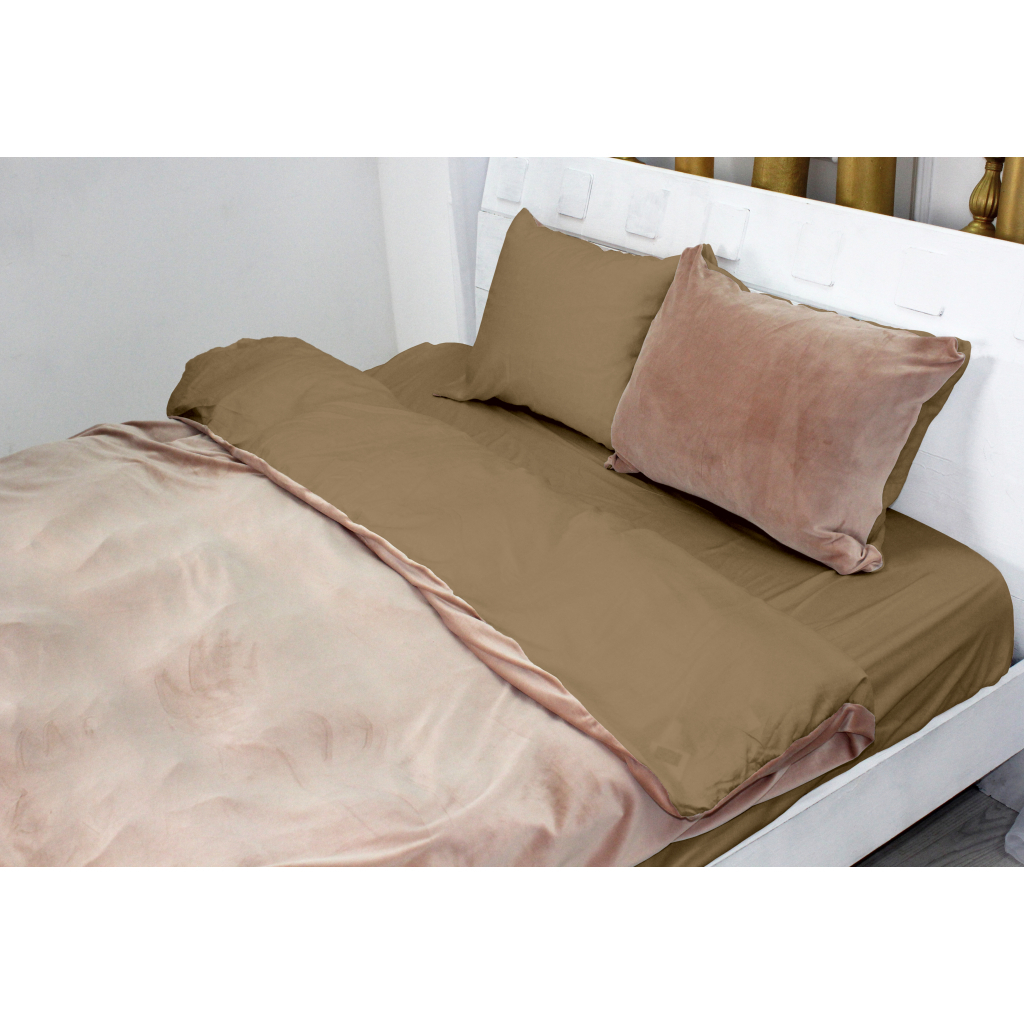 Постільна білизна MirSon Велюр Winter Delicate 28-0085 Garofano Полуторний (2200004054612) - зображення 2