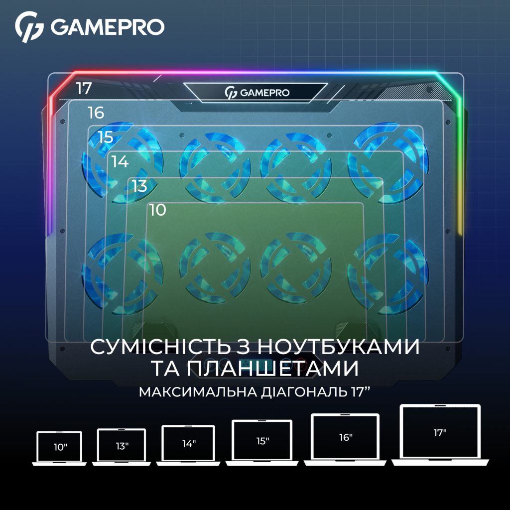 Підставка до ноутбука GamePro CP1040 - зображення 9