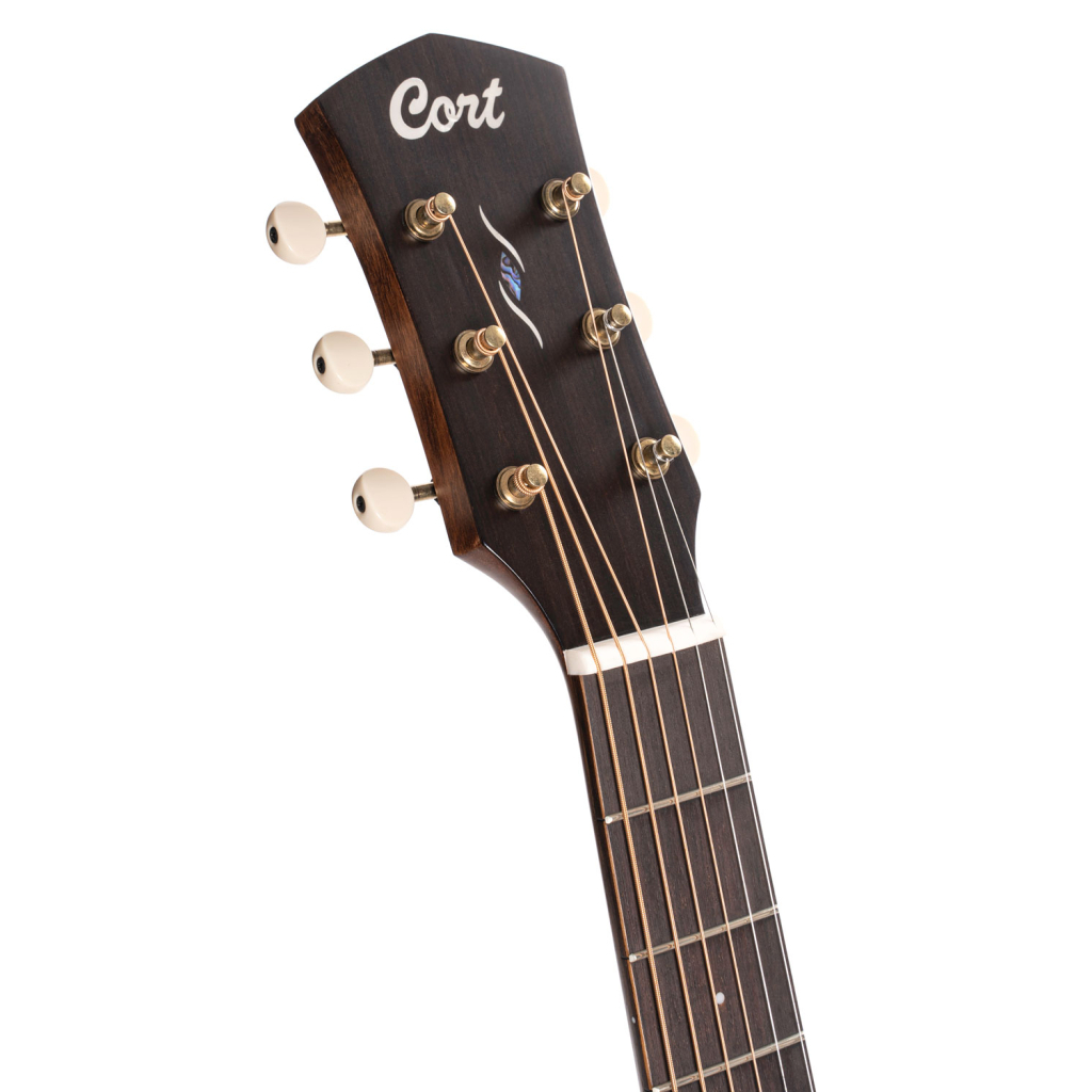 Гітара електроакустична Cort Core-PE Mahogany (Open Pore Black Burst) - зображення 7