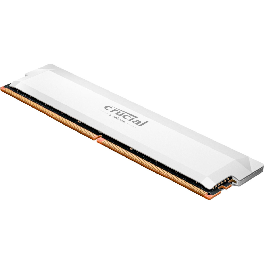 Модуль пам'яті для комп'ютера DDR5 16GB 6400 MHz Pro Overclocking White Micron (CP16G64C38U5W) - зображення 5