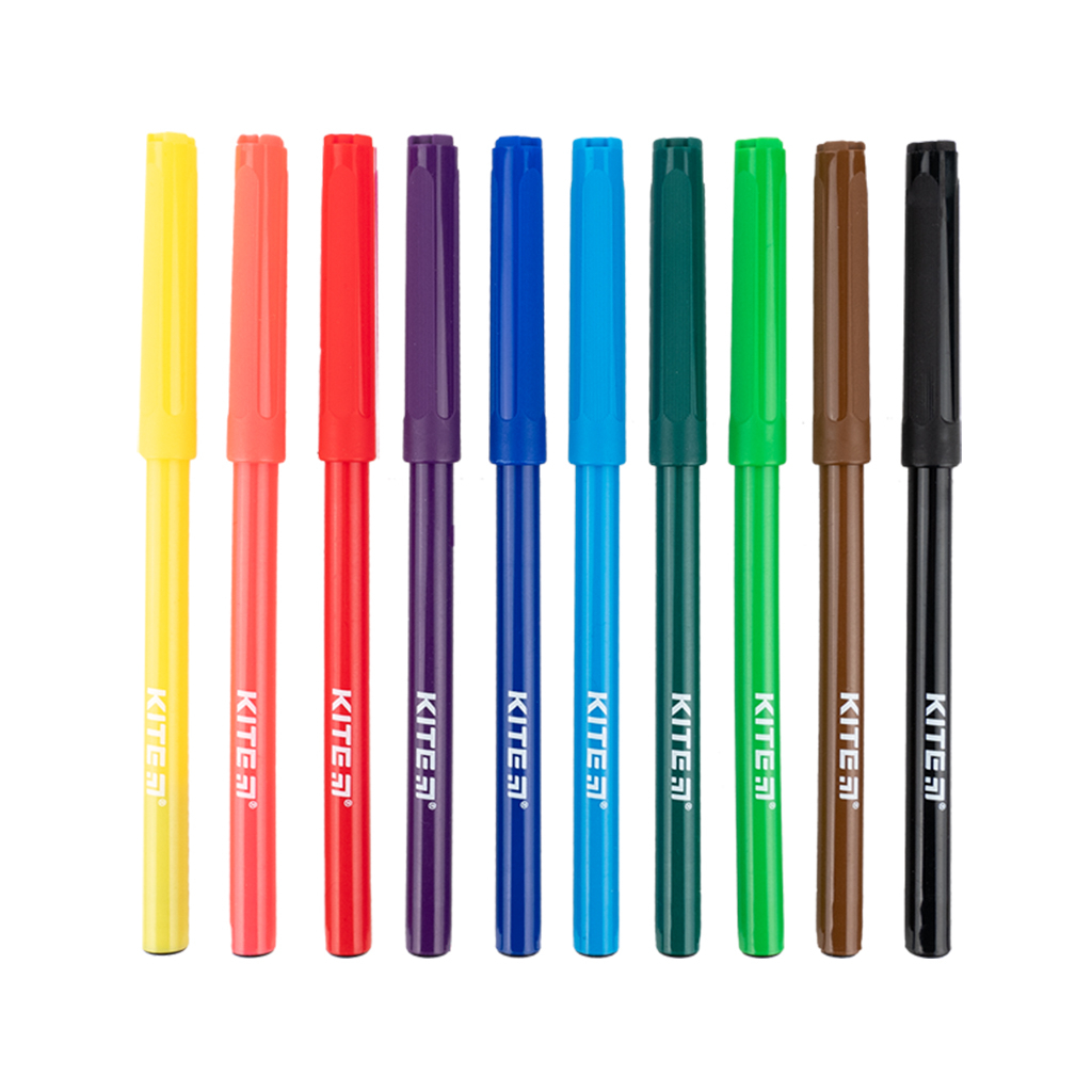 Фломастери Kite Classic 10 кольорів (K-455) - зображення 2