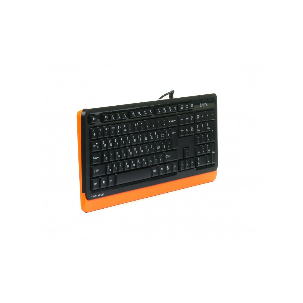 Клавіатура A4Tech FKS10 USB Orange (4711421963398) - зображення 3