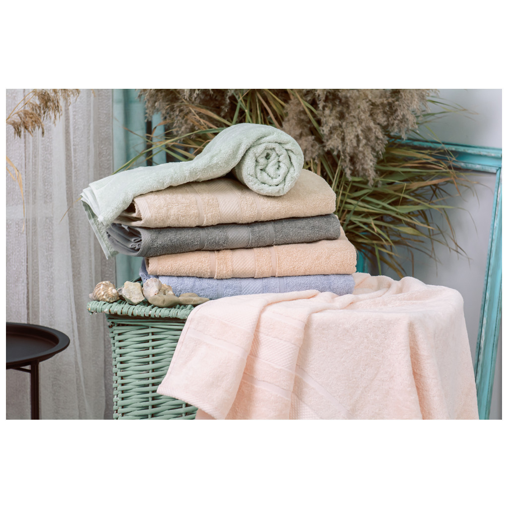 Рушник MirSon набір банний 5021 SoftNes Shine 70x140 см 6 шт (2200003181081) - зображення 3