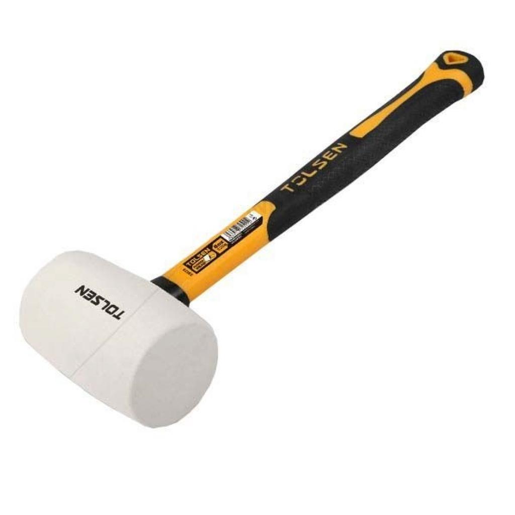 Киянка Tolsen гумова 675 г біла (25177) - зображення 1