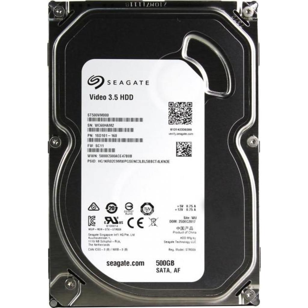 Жорсткий диск 3.5"  500GB Seagate (# ST500VM000-FR #) - зображення 1