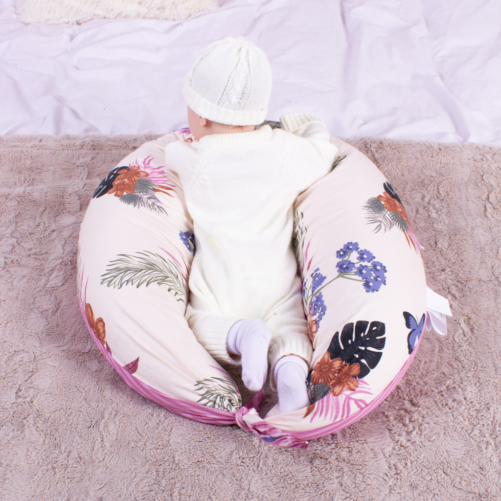 Подушка MirSon для вагітних та годування №8315 Print Line 20-0001 Bella Бязь 30х170х20 см (2200006200406) - зображення 9