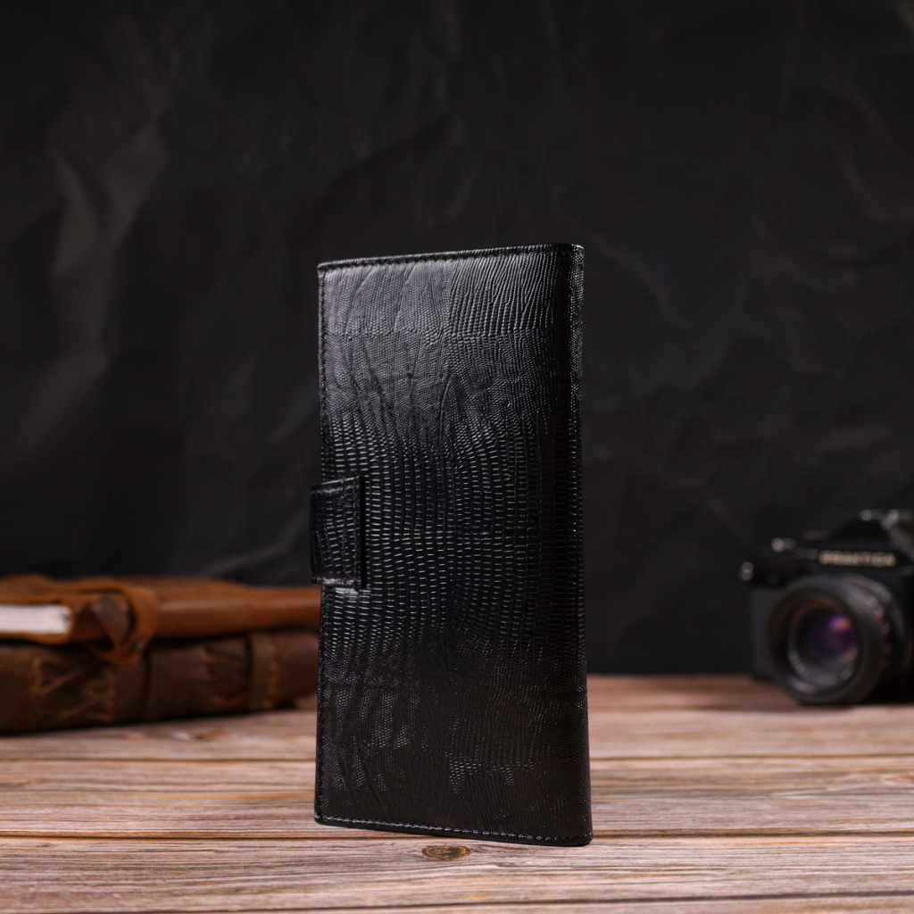 Гаманець Canpellini З натуральної шкіри Чорний (21913) - зображення 9