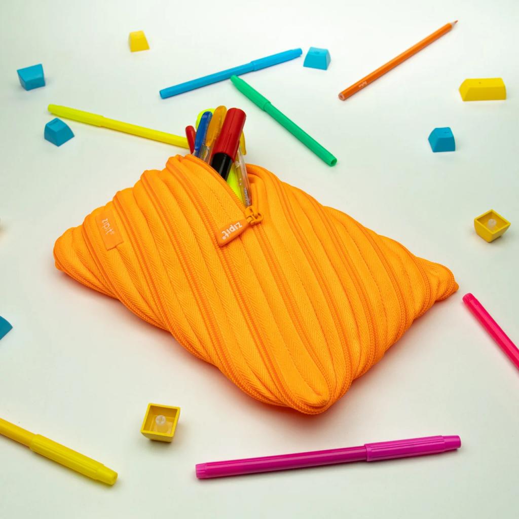Пенал Zipit Neon Jumbo Crazy Orange (ZTJ-NN-4) - зображення 3