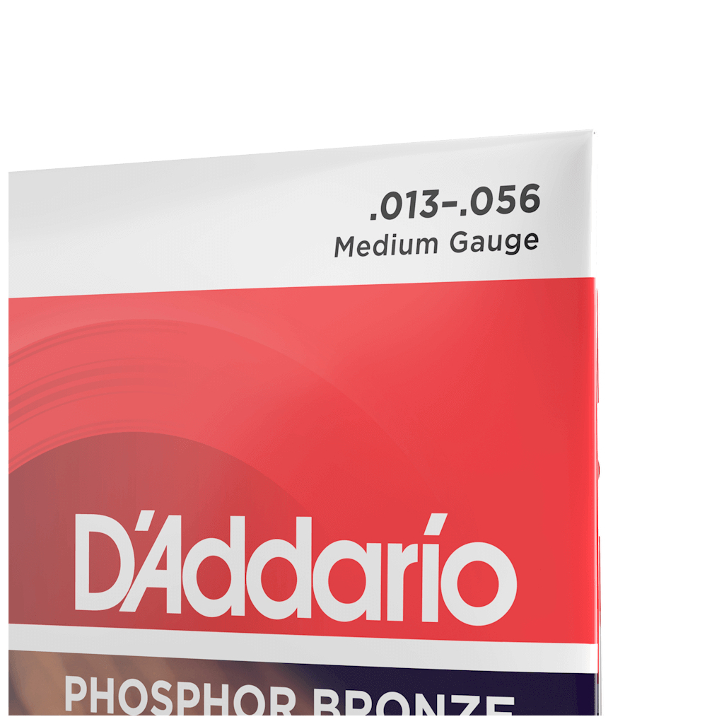 Струни для гітари D'Addario Phosphor Bronze Medium (13-56) (EJ17) - зображення 4