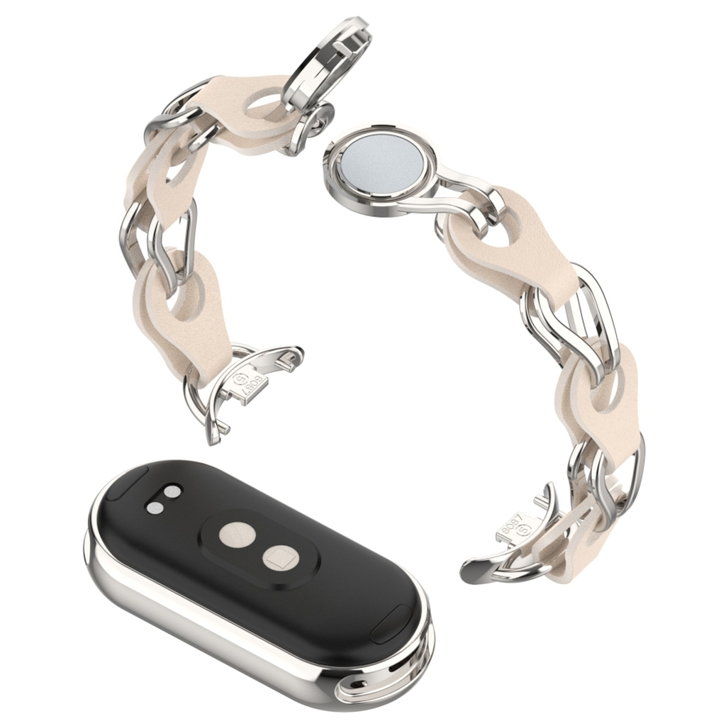 Ремінець до фітнес браслета Armorstandart Chain Wristband для Xiaomi Smart Band 10/9/8 Beige (ARM86886) - зображення 3