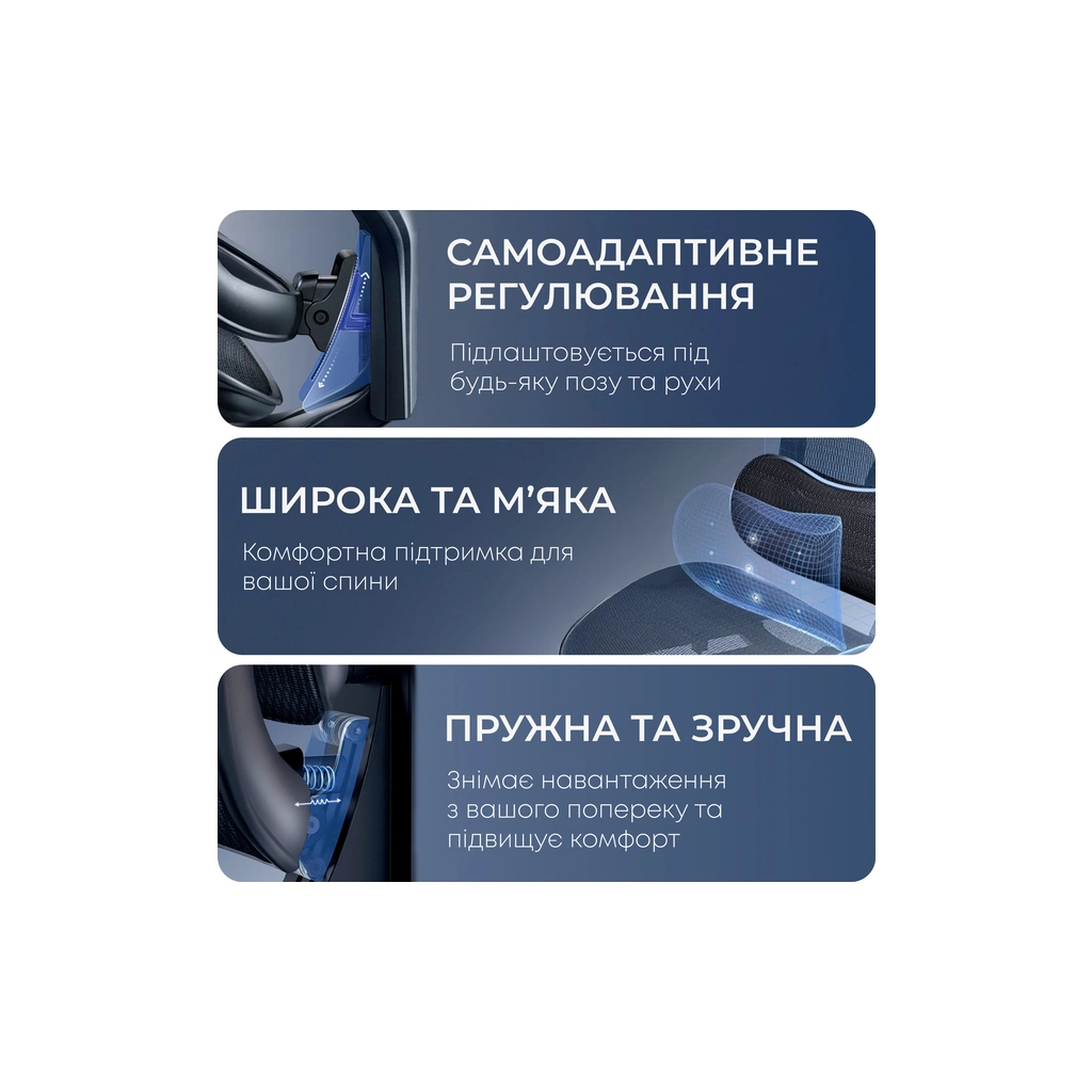 Офісне крісло Sihoo DORO C300L Mesh Black (DORO-C300L-A3-101) - зображення 12