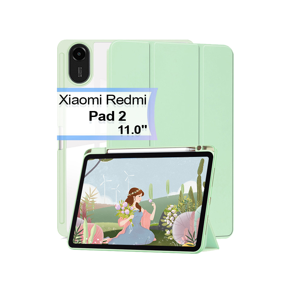 Чохол до планшета BeCover Soft Edge TPU Xiaomi Redmi Pad 2 11.0" Green (713659) - зображення 1