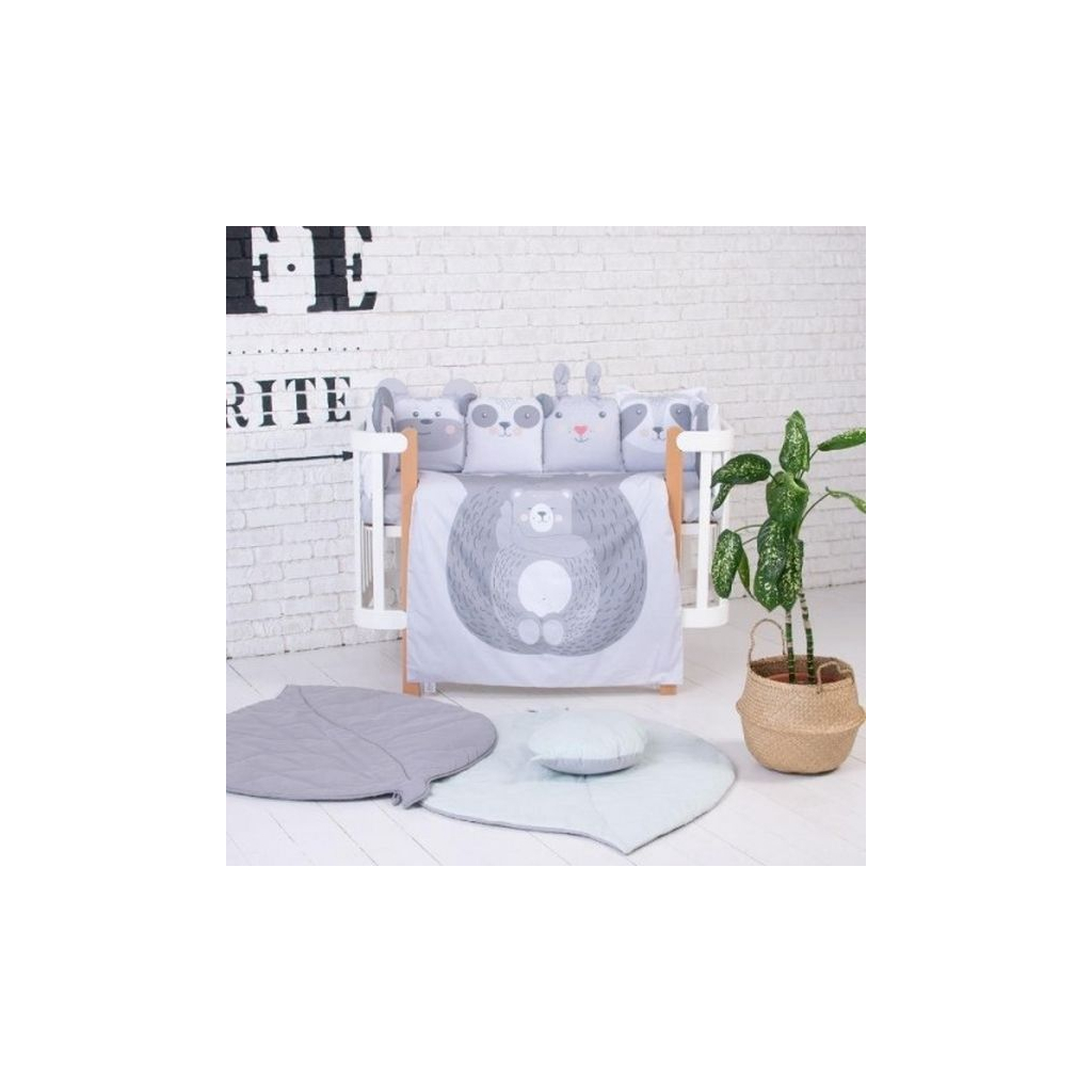 Дитячий постільний набір Верес Zoo grey (216.25) - зображення 2