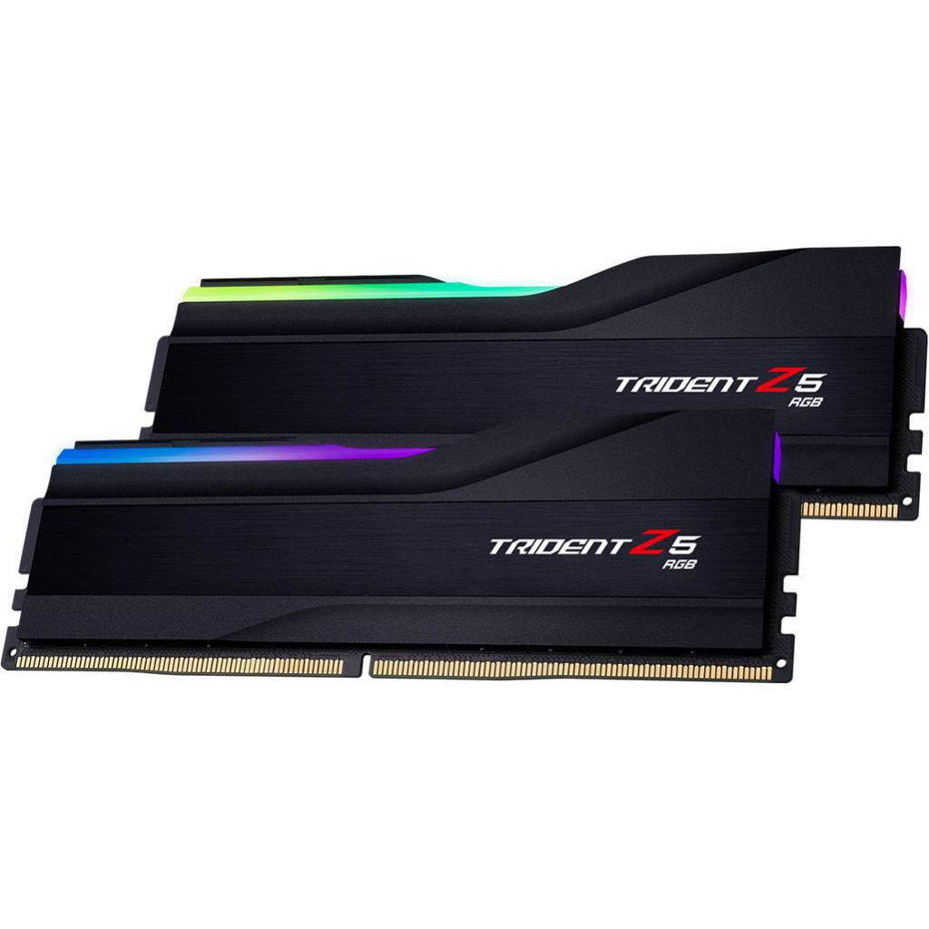 Модуль пам'яті для комп'ютера DDR5 96GB (2x48GB) 5600 MHz Trident Z5 RGB Matte Black G.Skill (F5-5600J4040D48GX2-TZ5RK) - зображення 4
