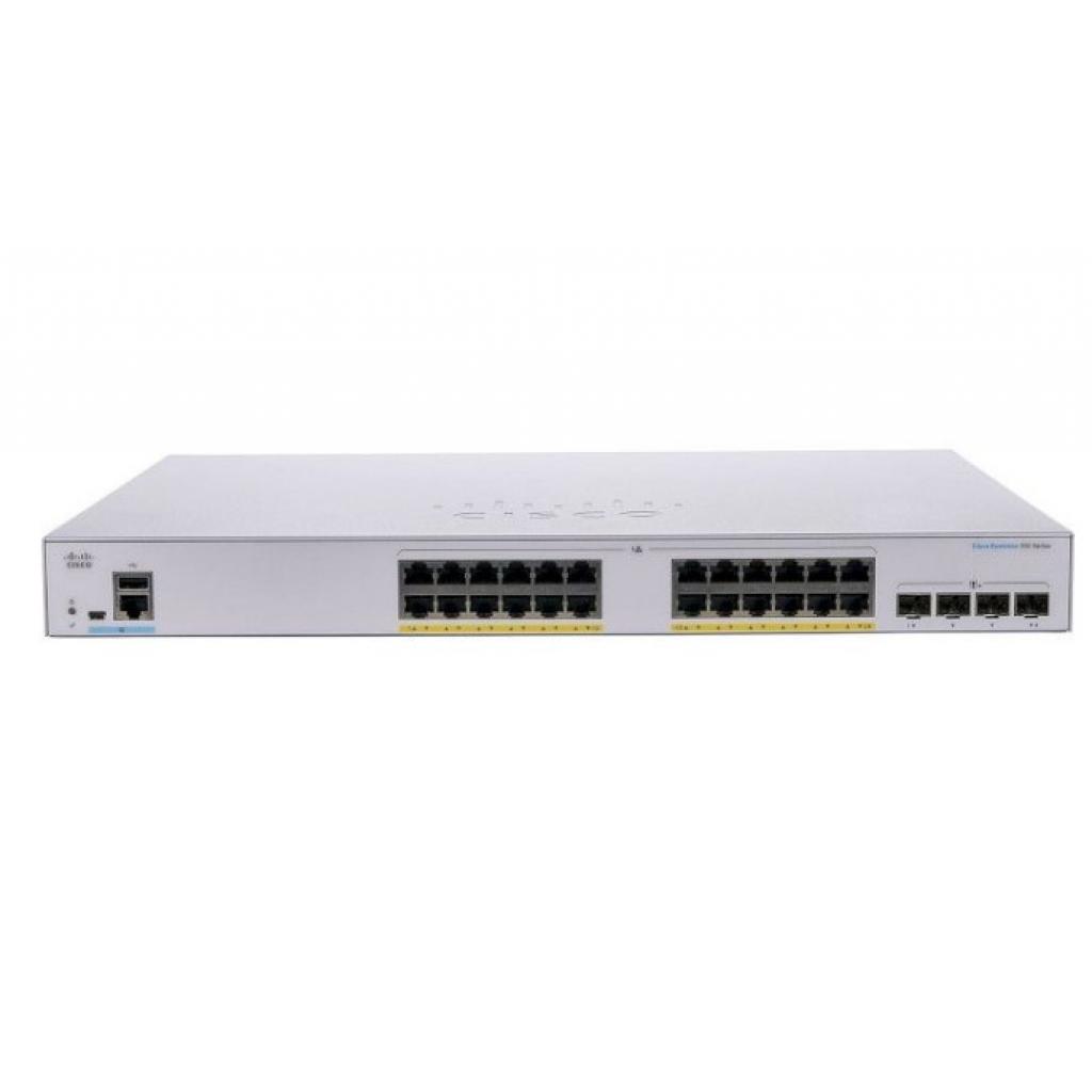 Комутатор мережевий Cisco CBS350-24P-4G - зображення 2