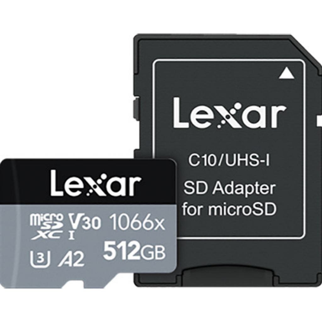 Карта пам'яті Lexar 512GB microSDXC class 10 UHS-I 1066x SILVER Series (LMS1066512G-BNANG) - зображення 1