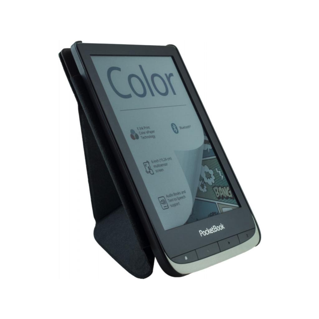 Чохол до електронної книги Pocketbook Origami U6XX Shell O series, dark grey (HN-SLO-PU-U6XX-DG-CIS) - зображення 8