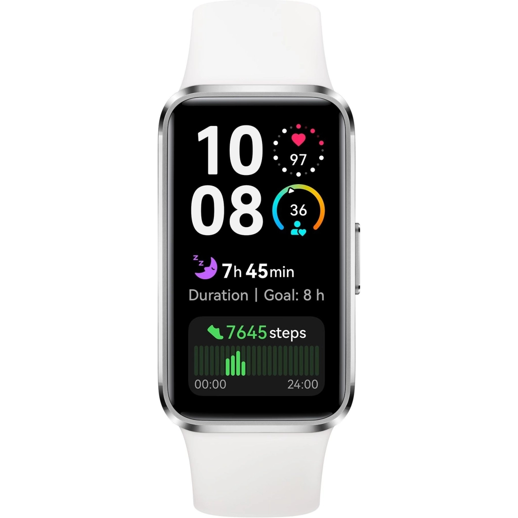 Смарт-годинник Huawei Band 10 White Metal Body (55020ELM) - зображення 3