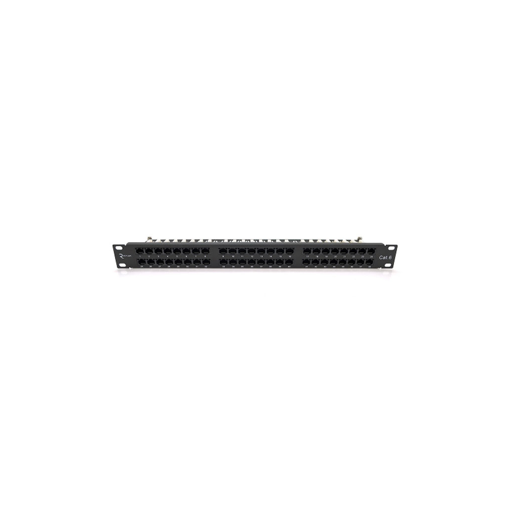 Патч-панель Ritar 19" 48xRJ-45 UTP cat.6, DUAL type, 1U (RT-2264-CAT.6) - изображение 1