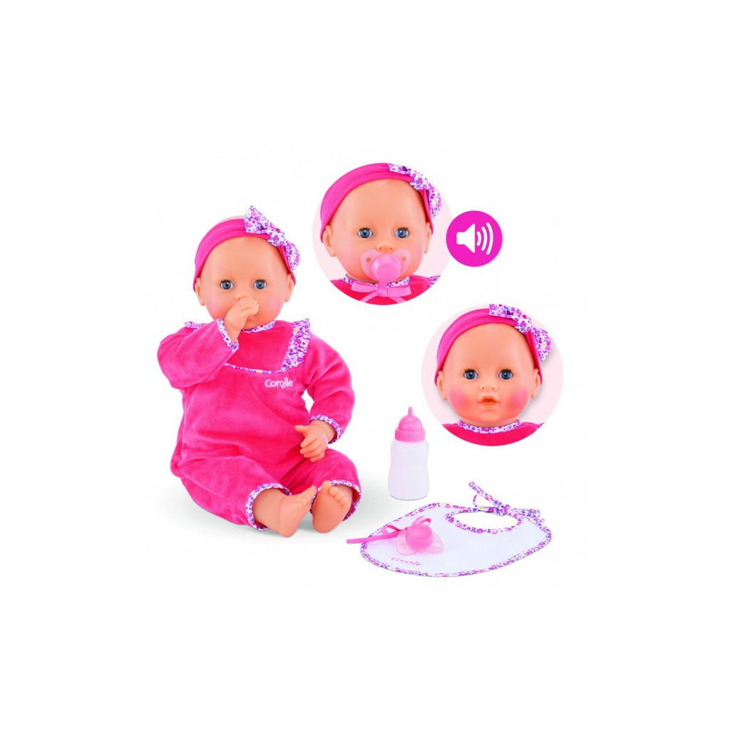 Пупс Corolle Ліла з ароматом ванілі 5 функцій 3 аксесуари 42 см (9000150060) - зображення 3
