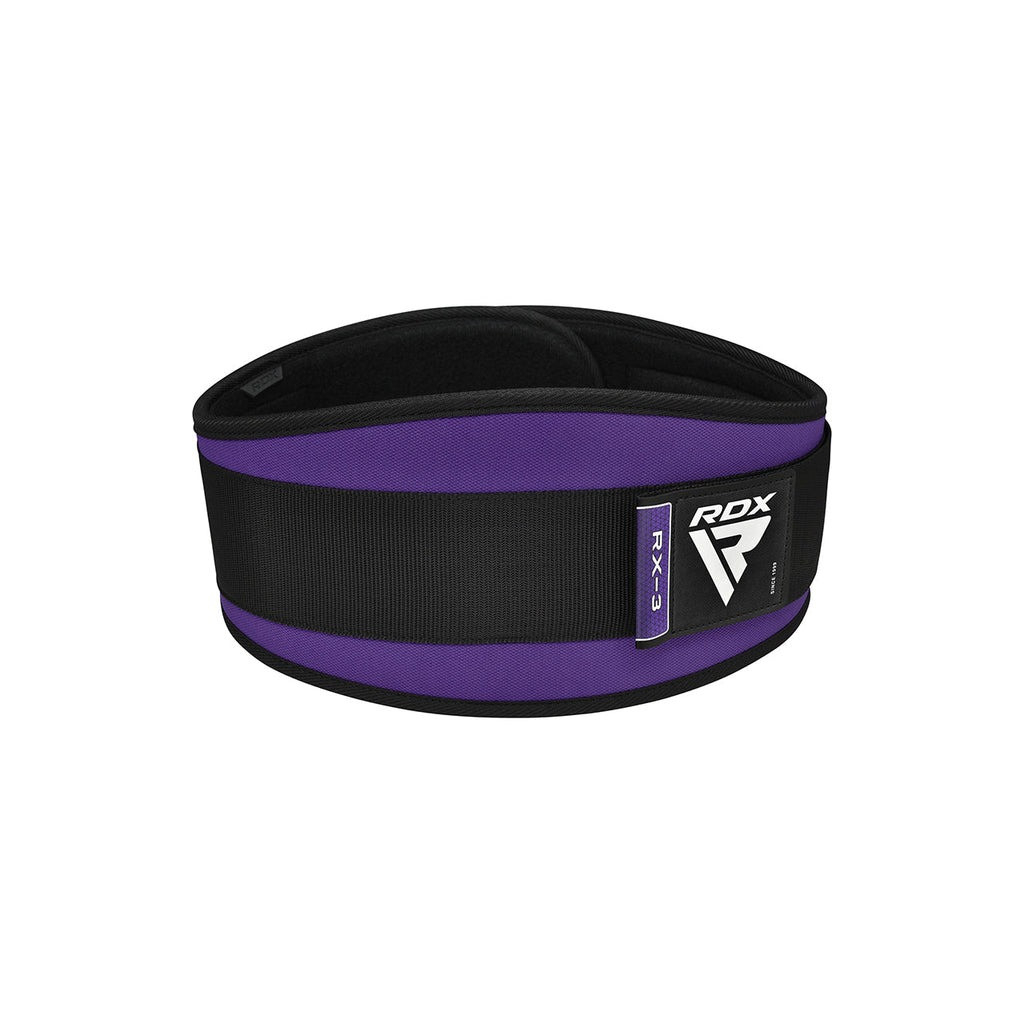 Атлетичний пояс RDX RX3 EVA Curve неопреновий Purpel S (WBE-RX3PR-S) - зображення 4
