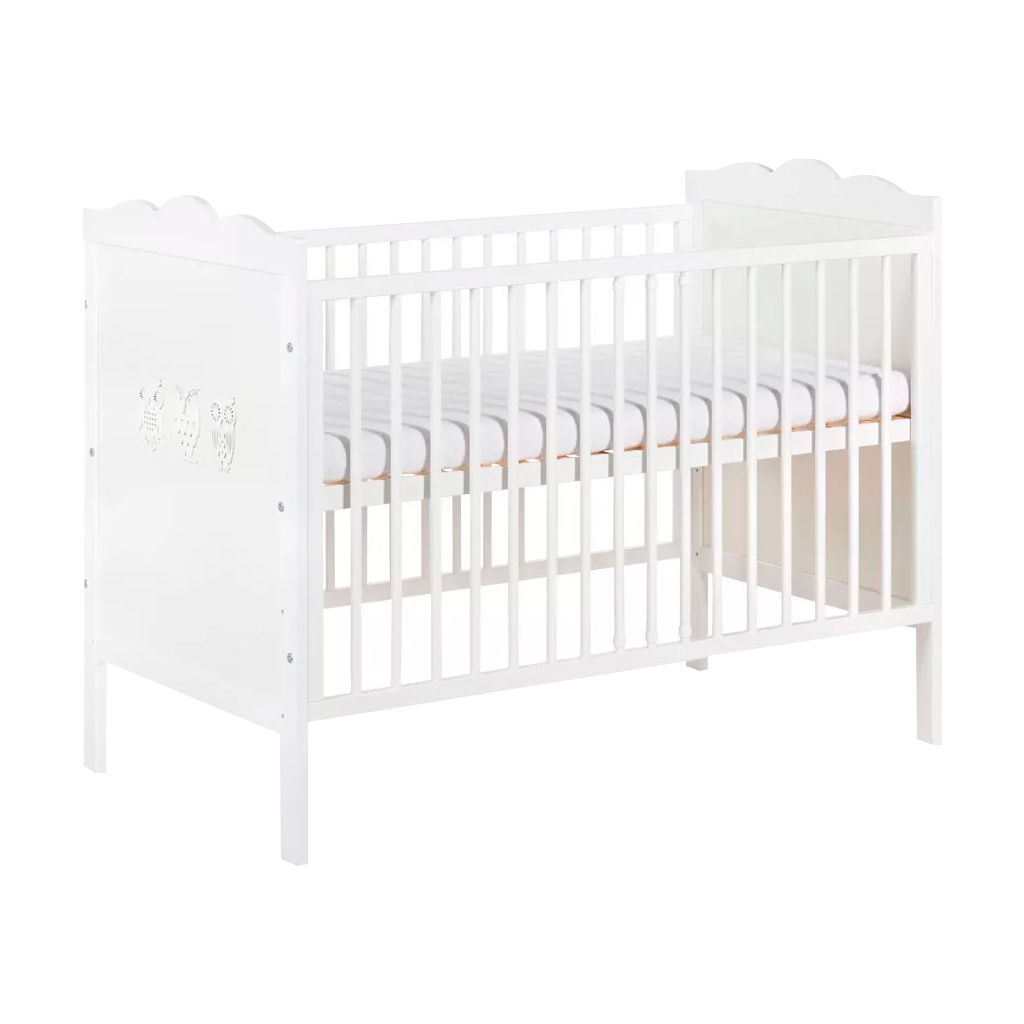 Ліжечко Klups Marsell 120 х 60 см Біле (MARSELL3) - зображення 1