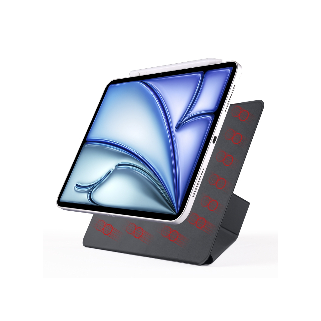 Чохол до планшета BeCover Ultra Slim Origami Magnetic Apple iPad Air 13" M2/M3 (2024/2025) Black (712966) - зображення 7