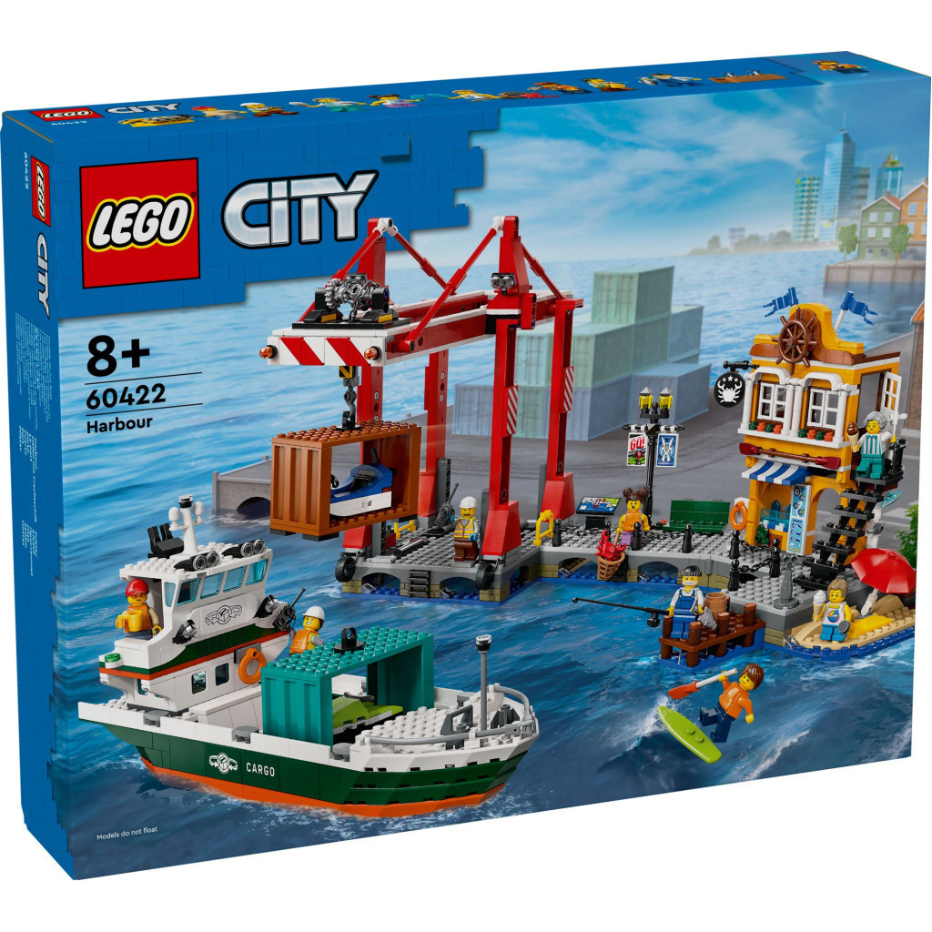 Конструктор LEGO City Морська гавань із вантажним судном (60422) - зображення 1