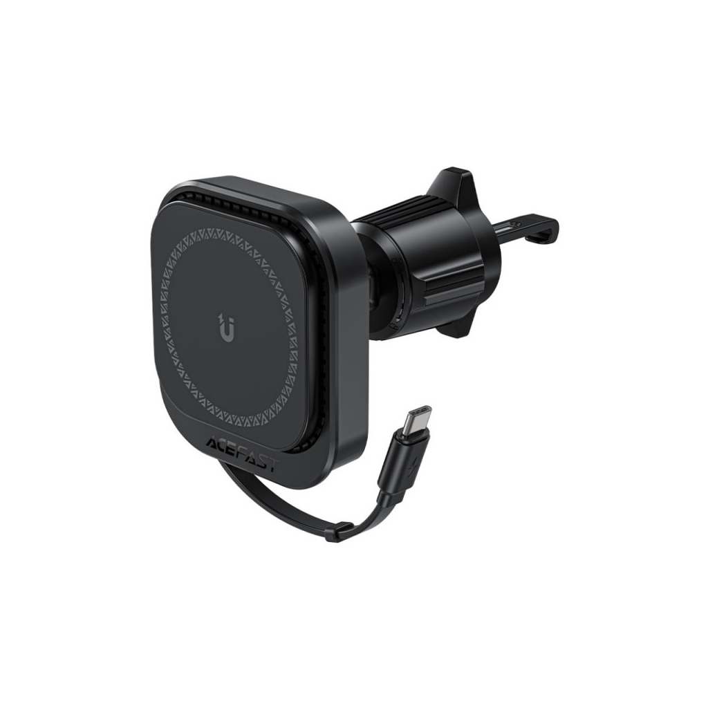 Універсальний автотримач Acefast D32 Magnetic wireless charging (6974316283225) - зображення 1