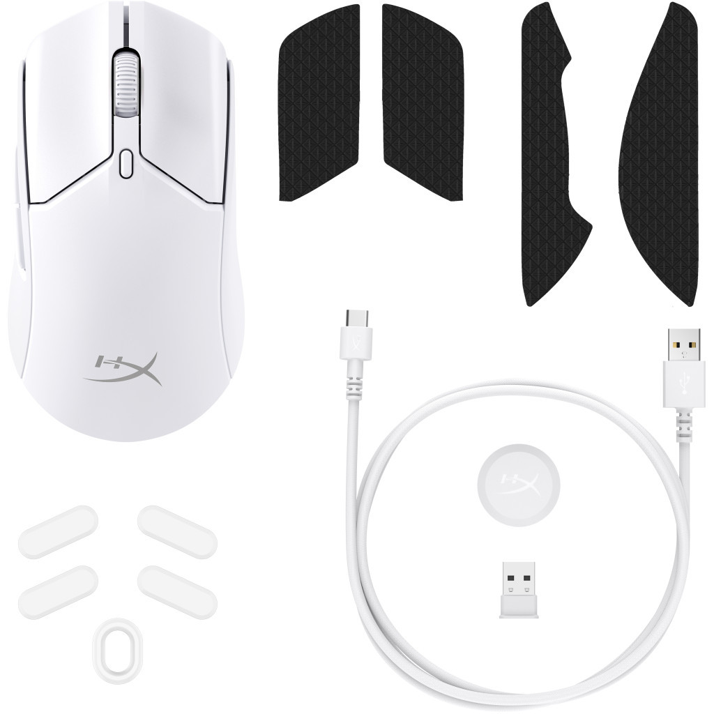 Мишка HyperX Pulsefire Haste 2 Wireless White (6N0A9AA) - зображення 5