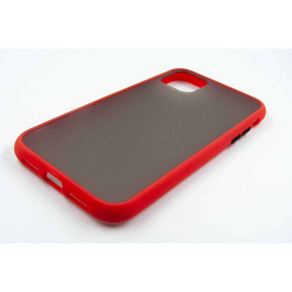 Чохол до мобільного телефона Dengos (Matt) для iPhone 11, Red (DG-TPU-MATT-26) - зображення 3