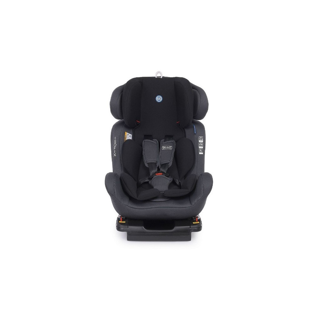 Автокрісло El Camino ME 1042 BRAVO 0-36 кг black - изображение 4