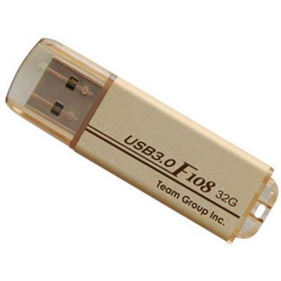 USB флеш накопичувач Team 32GB F108 Brown USB 2.0 (TF10832GN01) - зображення 1