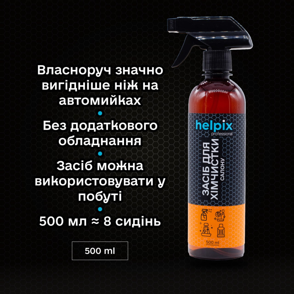 Автомобільний очисник Helpix хімчистки салону 500 мл (4823075800124) - изображение 2