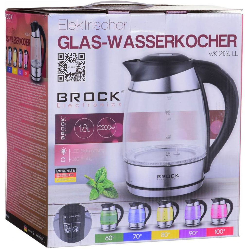 Електрочайник Brock WK 2106 LL - зображення 5